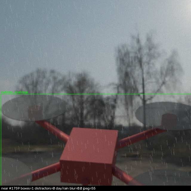 frame-filling near-field drone